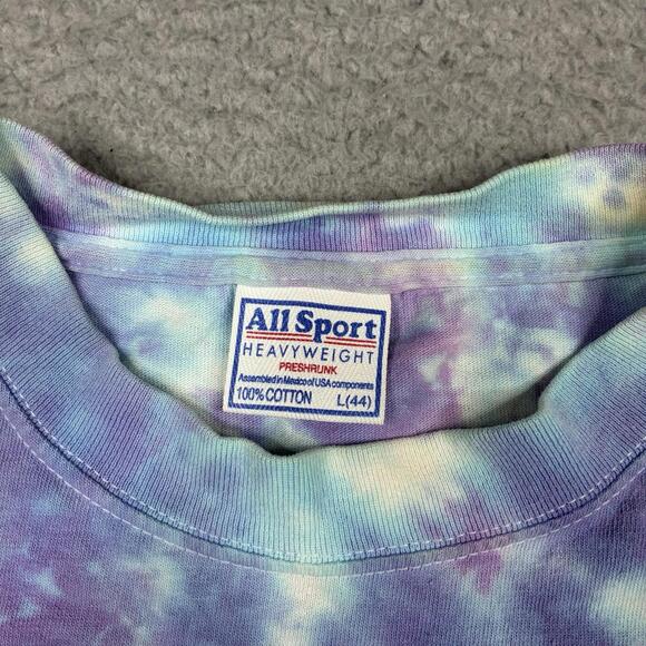 Vintage Crosby Stills Nash & Young T-Shirt Men’s Large Tour of America Tie Dye - Picture 5 of 12